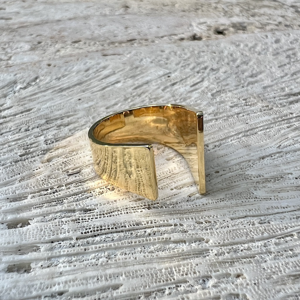 Angular Bombshell Ring