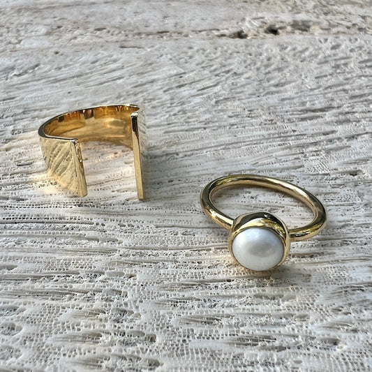 Angular Bombshell Ring