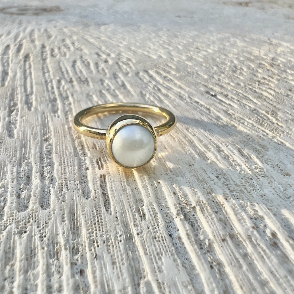 Freshwater Pearl Bombshell Ring